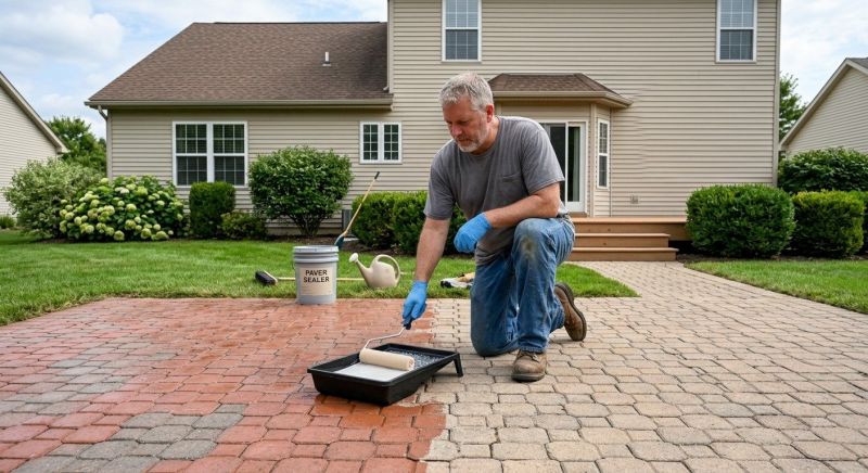 Paver Driveway Sealing in Bellevue, WA